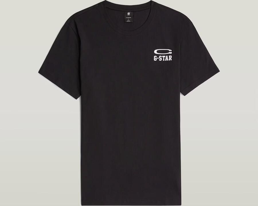 G-Star RAW Chest Logo T-Shirt Zwart Heren