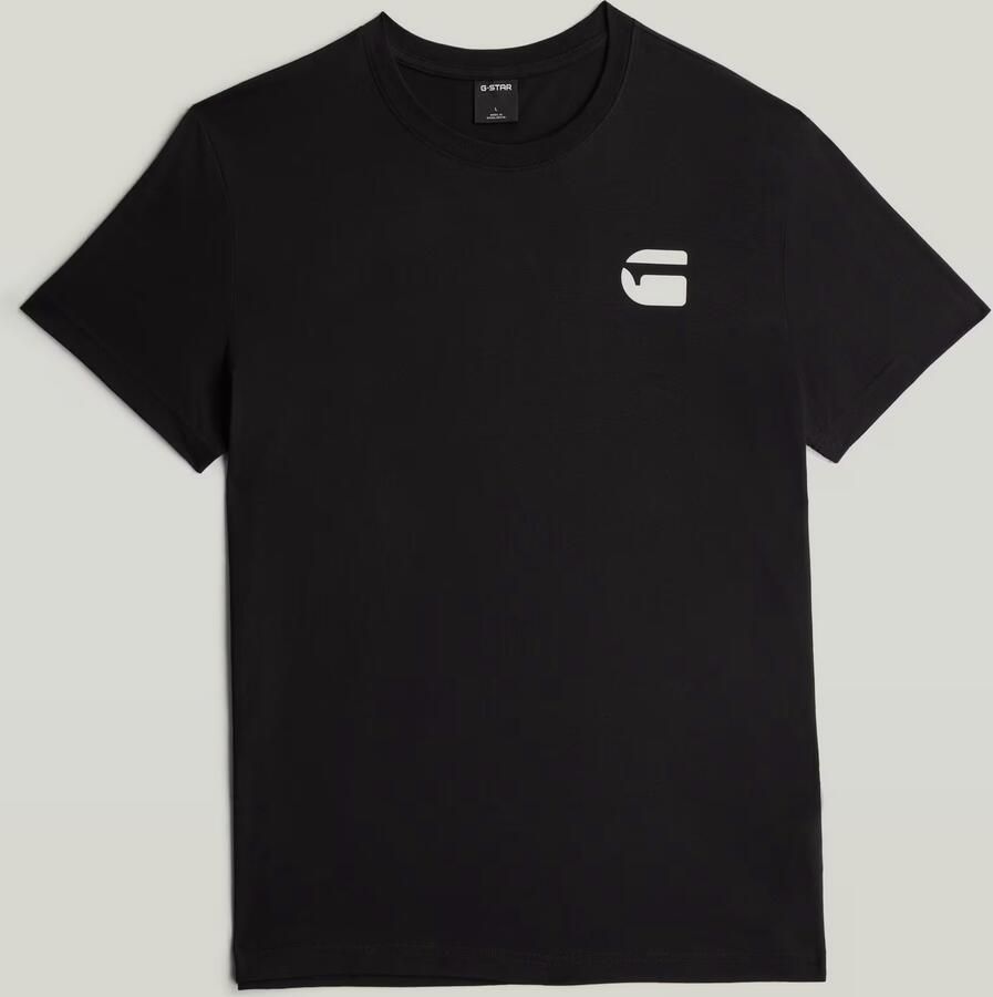 G-Star RAW Chest Logo T-Shirt Zwart Heren