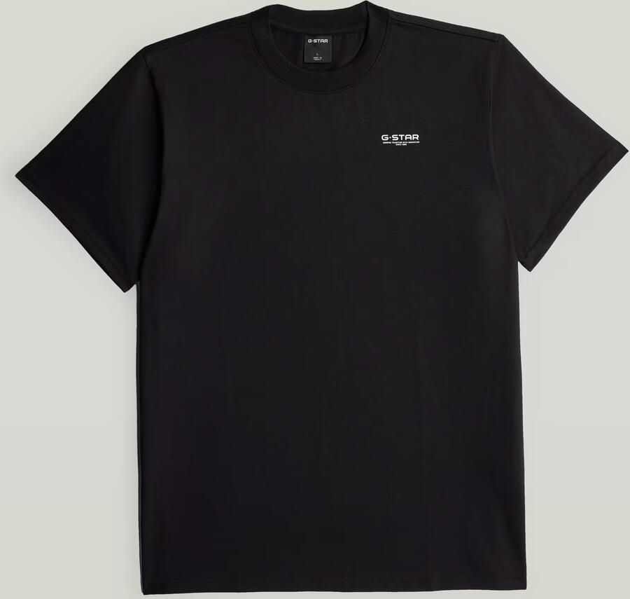 G-Star RAW Chest Logo T-Shirt Zwart Heren