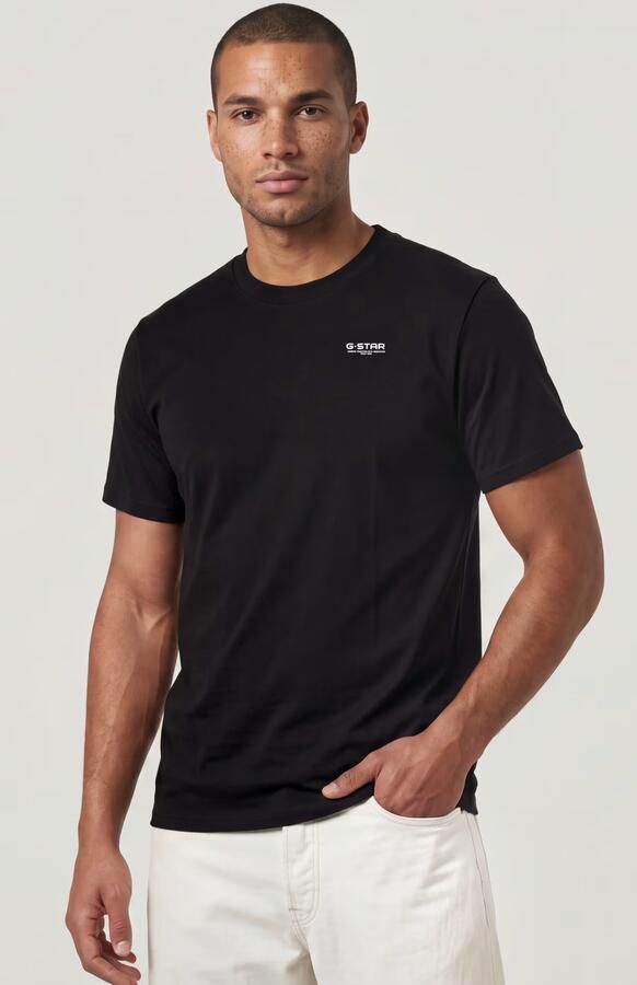 G-Star RAW Chest Logo T-Shirt Zwart Heren - Foto 5