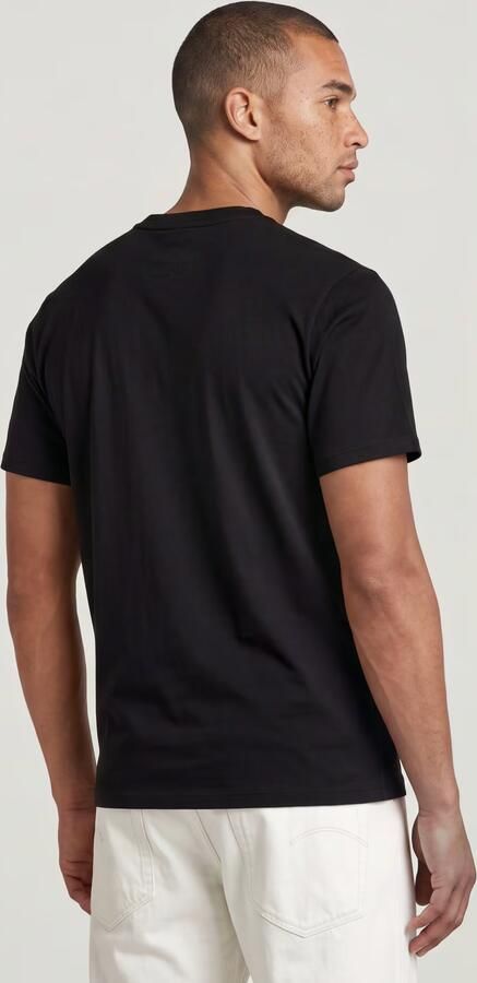 G-Star RAW Chest Logo T-Shirt Zwart Heren - Foto 6