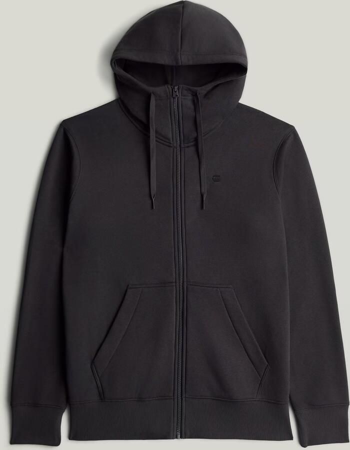G-Star RAW Chest Logo Zip Hoodie Grijs Heren
