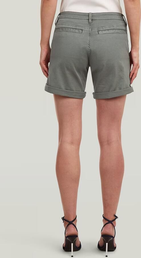 G-Star RAW Chino Boyfriend Short Groen Dames - Foto 5