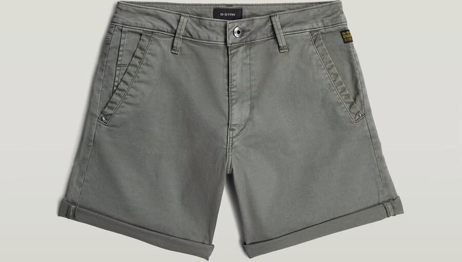 G-Star RAW Chino Boyfriend Short Groen Dames - Foto 4