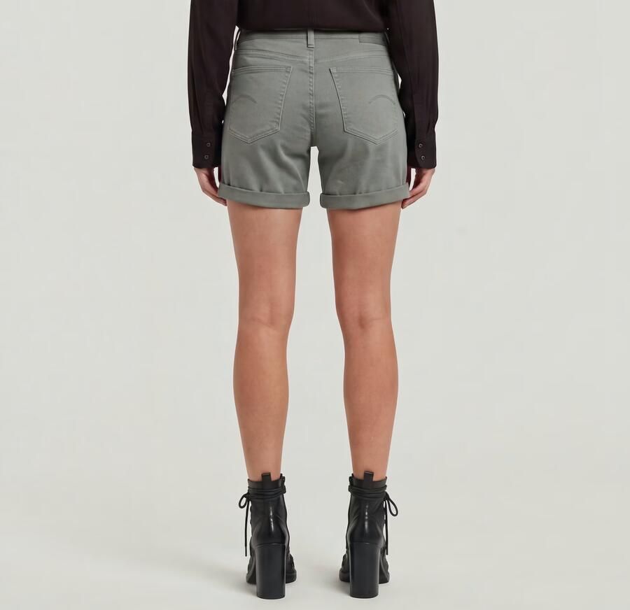G-Star RAW Chino Boyfriend Short Groen Dames - Foto 3