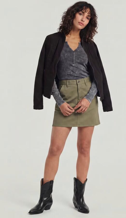 G-Star RAW Chino Rok Bruin Dames - Foto 6