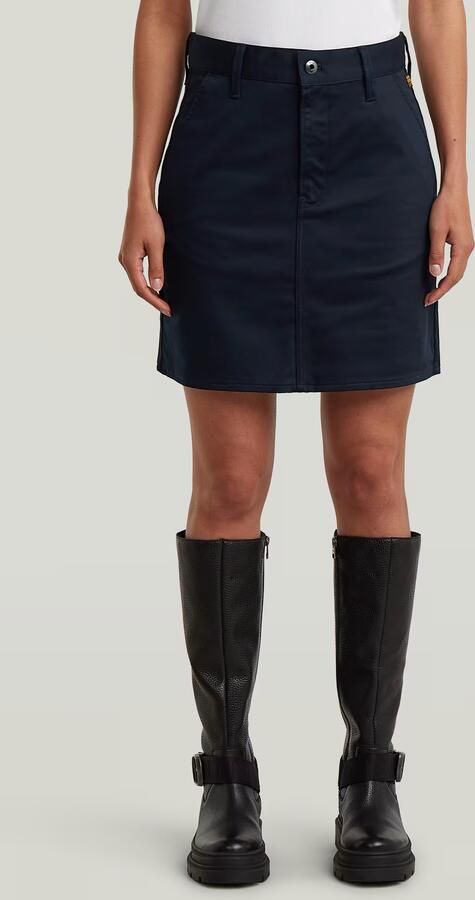 G-Star RAW Chino Rok Donkerblauw Dames
