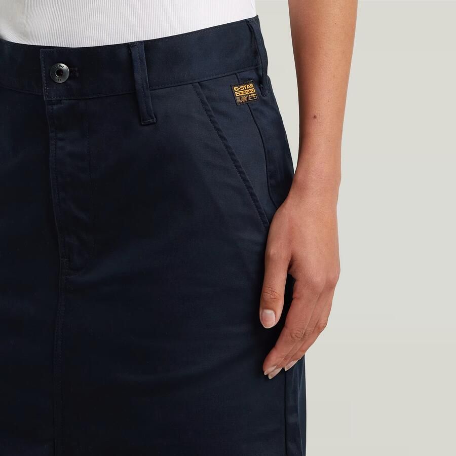 G-Star RAW Chino Rok Donkerblauw Dames - Foto 2
