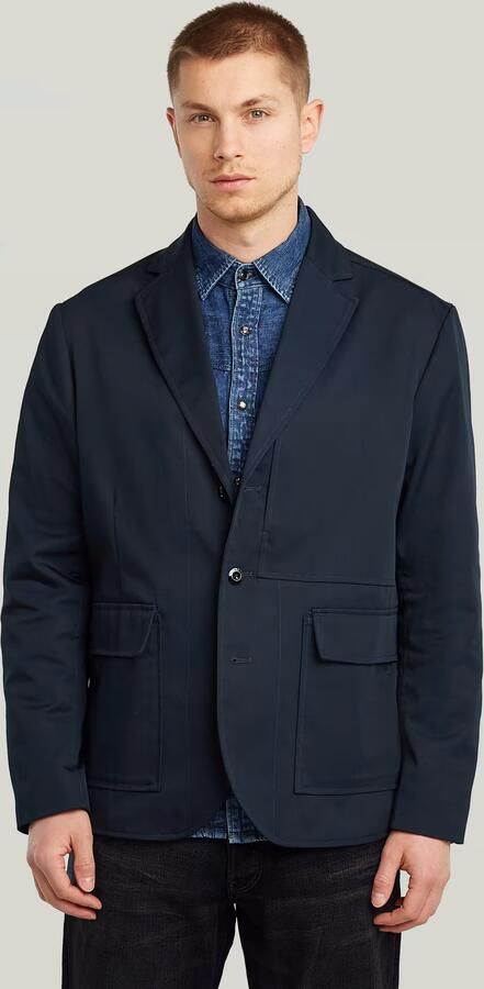G-Star RAW Chore Casual Blazer Donkerblauw Heren