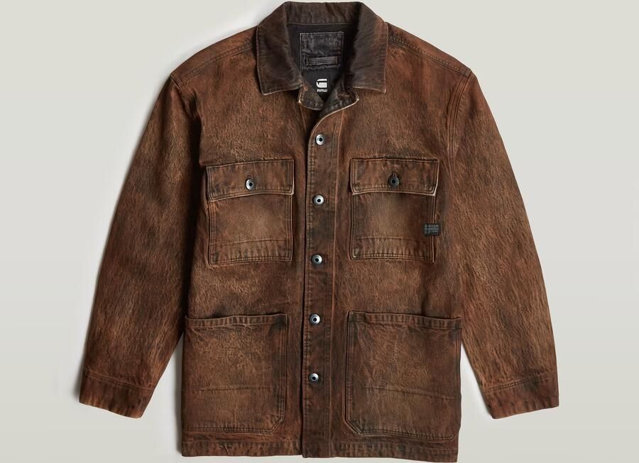 G-Star Raw Regular fit jack in leerlook model 'Chore' - Foto 3