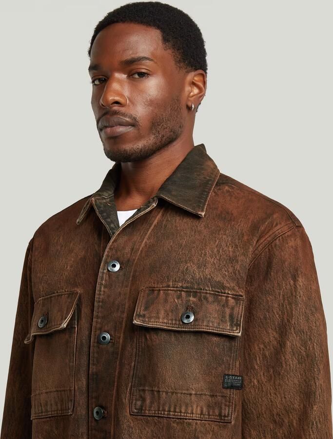 G-Star Raw Regular fit jack in leerlook model 'Chore' - Foto 2