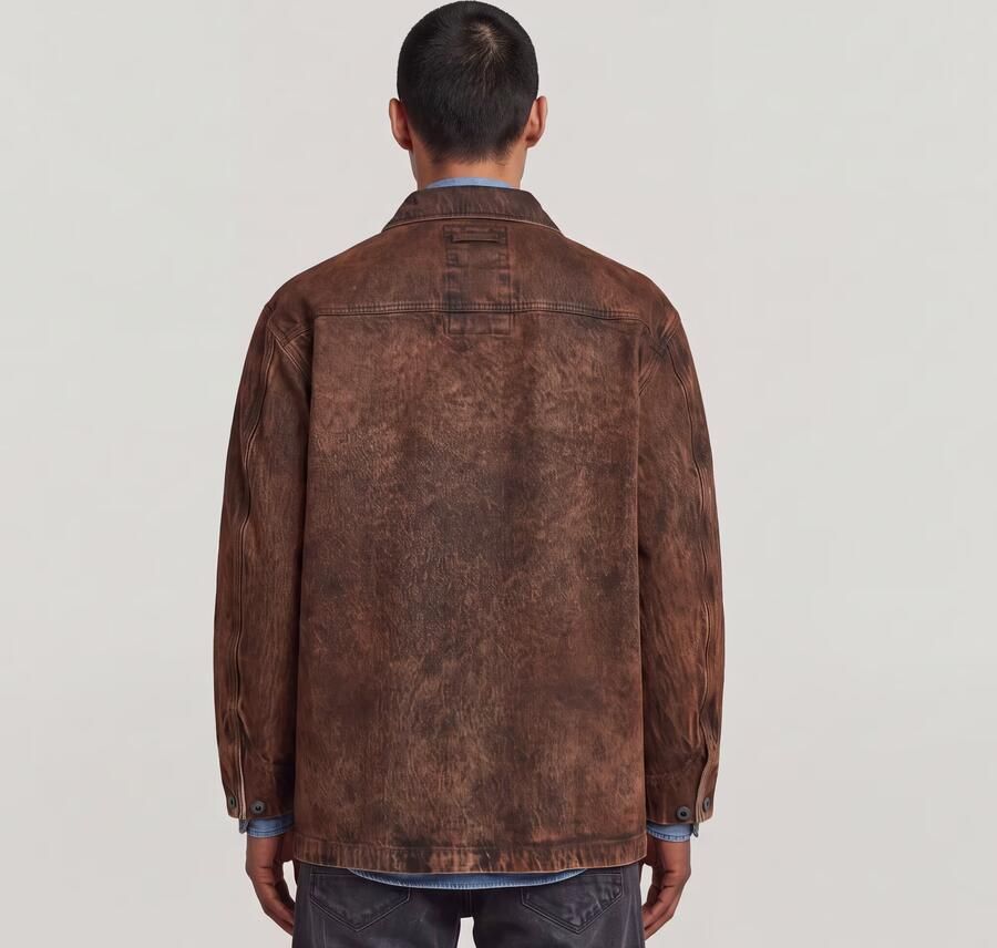 G-Star Raw Regular fit jack in leerlook model 'Chore' - Foto 3