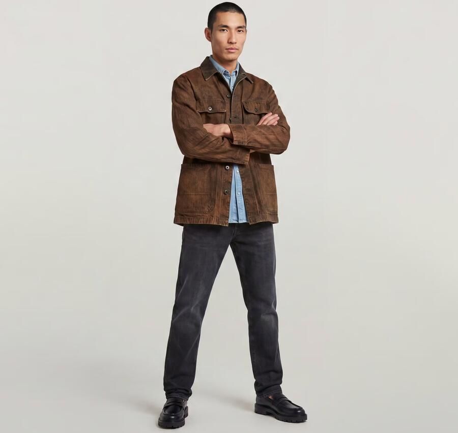 G-Star Raw Regular fit jack in leerlook model 'Chore' - Foto 4