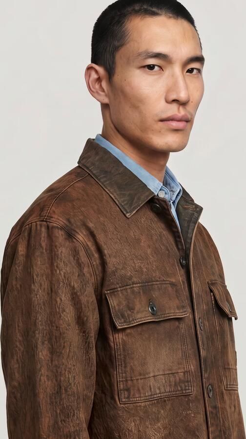 G-Star Raw Regular fit jack in leerlook model 'Chore' - Foto 5