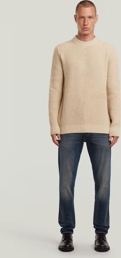 G-Star Raw Wollen pullover met structuurmotief model 'Chunky' - Foto 7