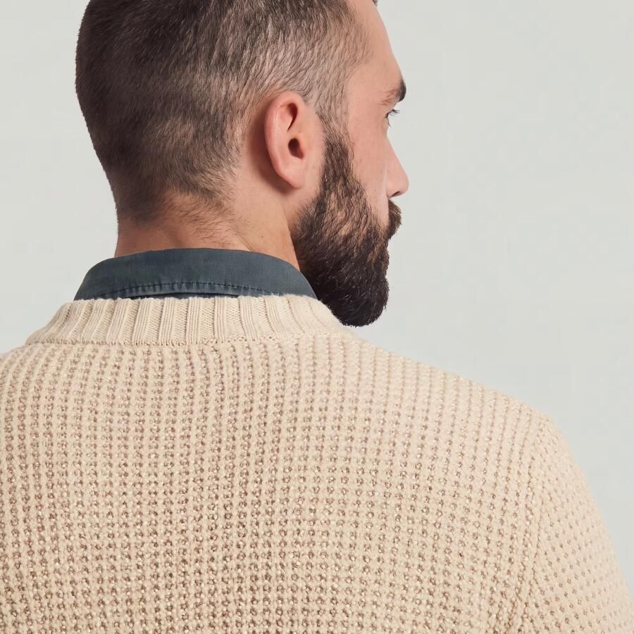 G-Star Raw Wollen pullover met structuurmotief model 'Chunky' - Foto 3