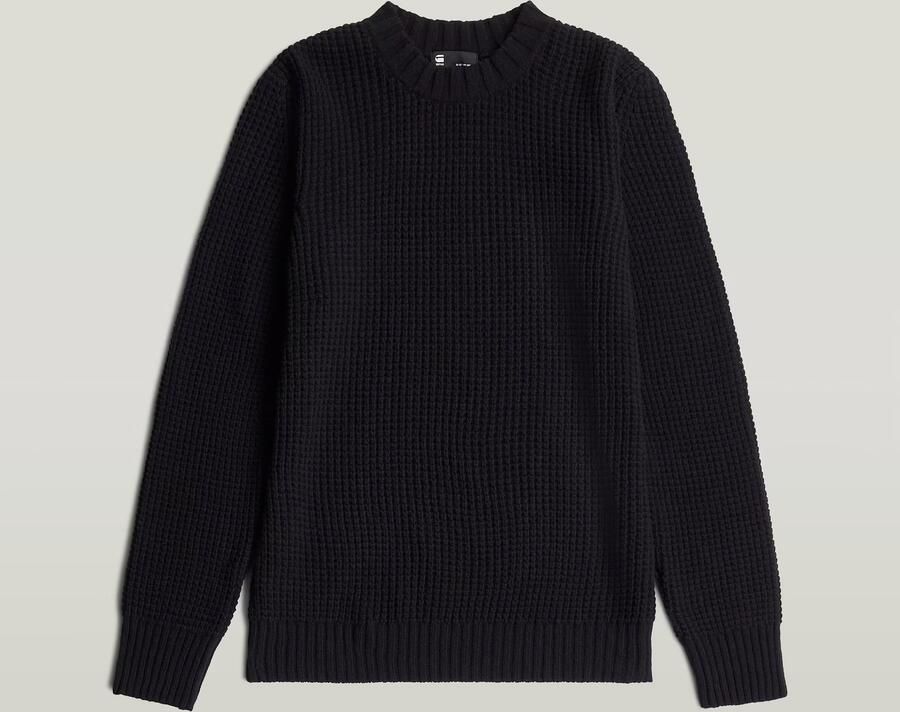 G-Star RAW Gebreide trui Chunky Knit in regular fit met ronde hals - Foto 4