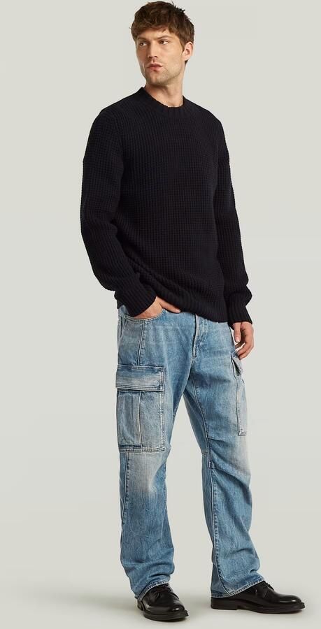 G-Star RAW Gebreide trui Chunky Knit in regular fit met ronde hals - Foto 5
