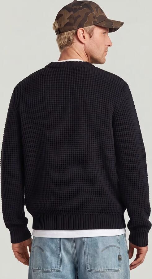 G-Star RAW Gebreide trui Chunky Knit in regular fit met ronde hals - Foto 7