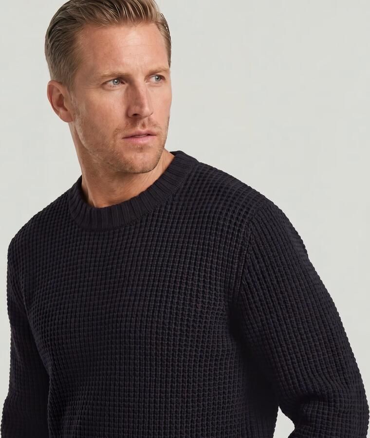 G-Star RAW Gebreide trui Chunky Knit in regular fit met ronde hals - Foto 3