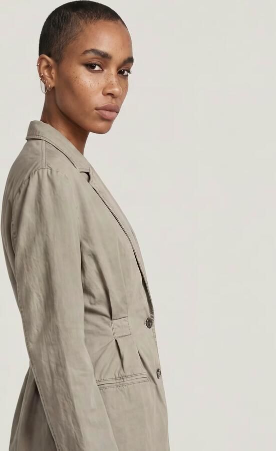 G-Star RAW Cinched Blazer Beige Dames - Foto 4