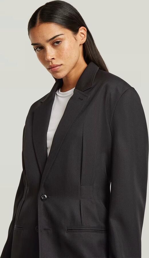 G-Star RAW Cinched Blazer Zwart Dames - Foto 4