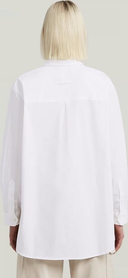 G-Star RAW Clean Boyfriend Shirt Wit Dames - Foto 6