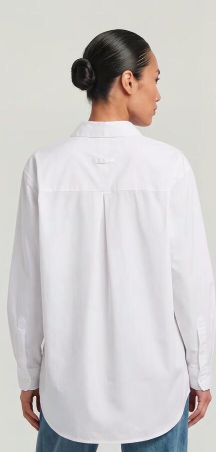 G-Star RAW Clean Boyfriend Shirt Wit Dames - Foto 7