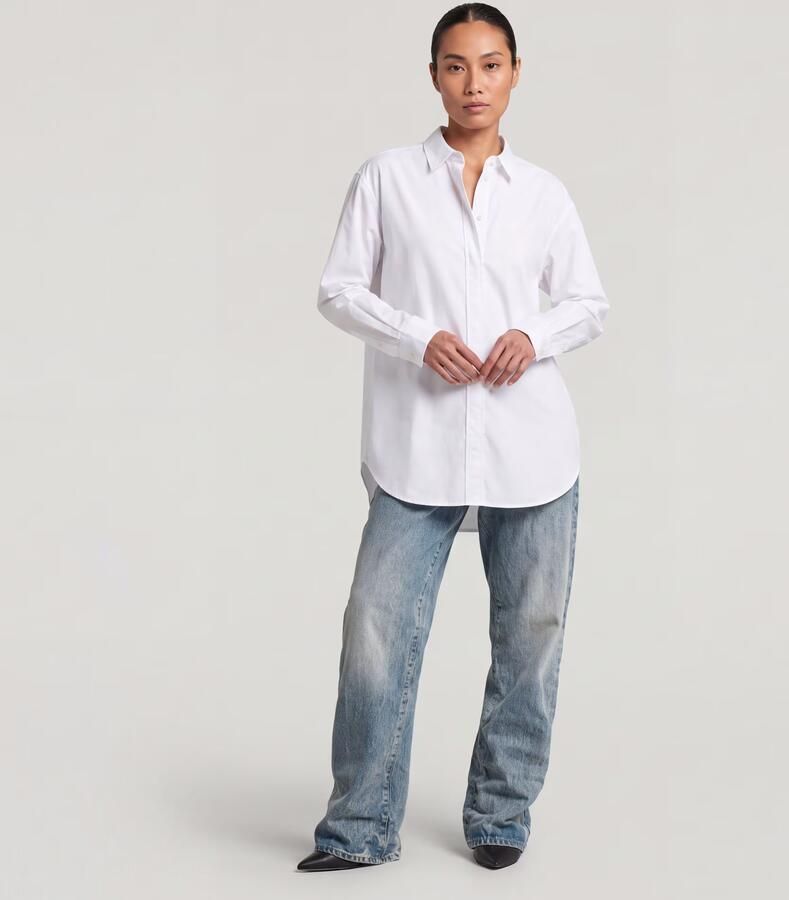 G-Star RAW Clean Boyfriend Shirt Wit Dames - Foto 3