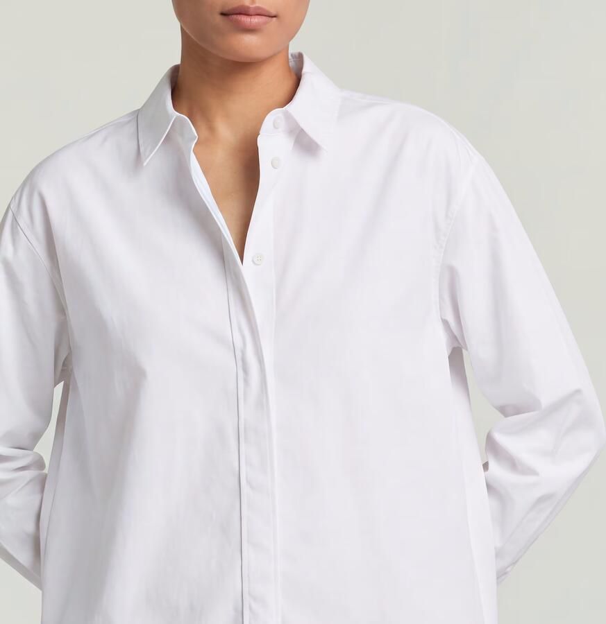 G-Star RAW Clean Boyfriend Shirt Wit Dames - Foto 2