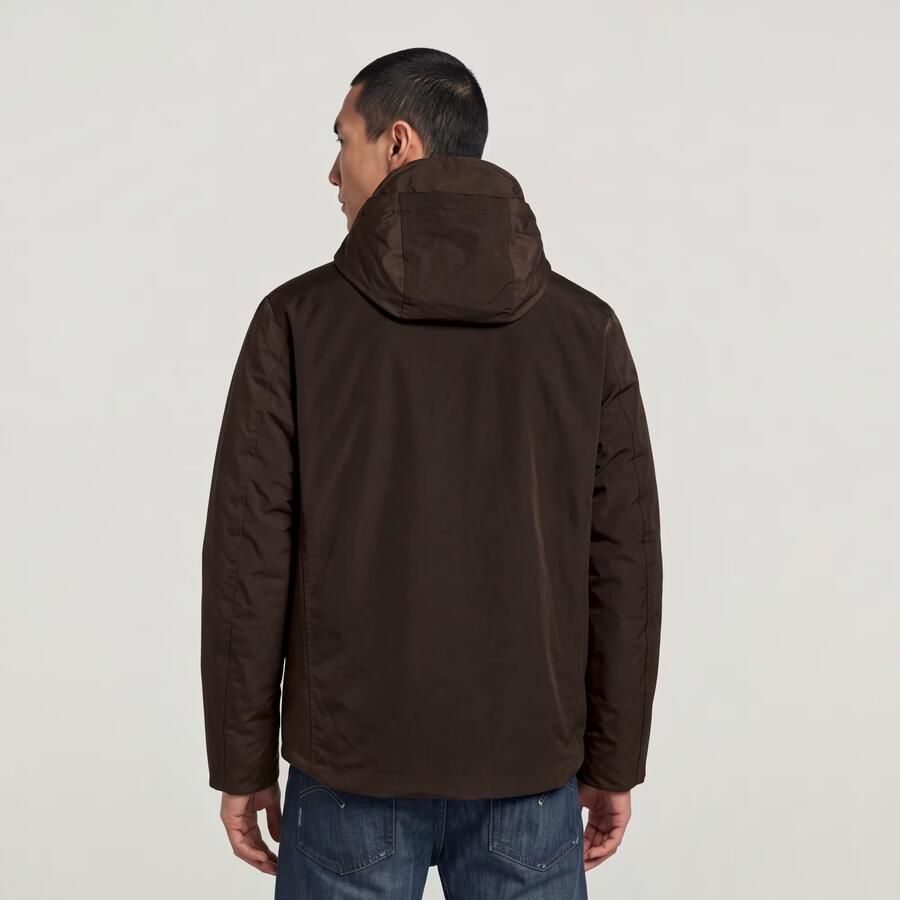 G-Star RAW Clean Foundation Hooded Jack Bruin Heren - Foto 3