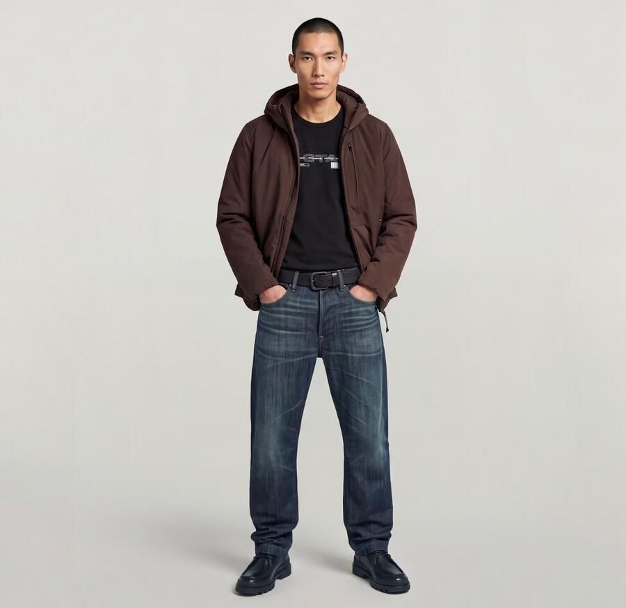 G-Star RAW Clean Foundation Hooded Jack Bruin Heren - Foto 5