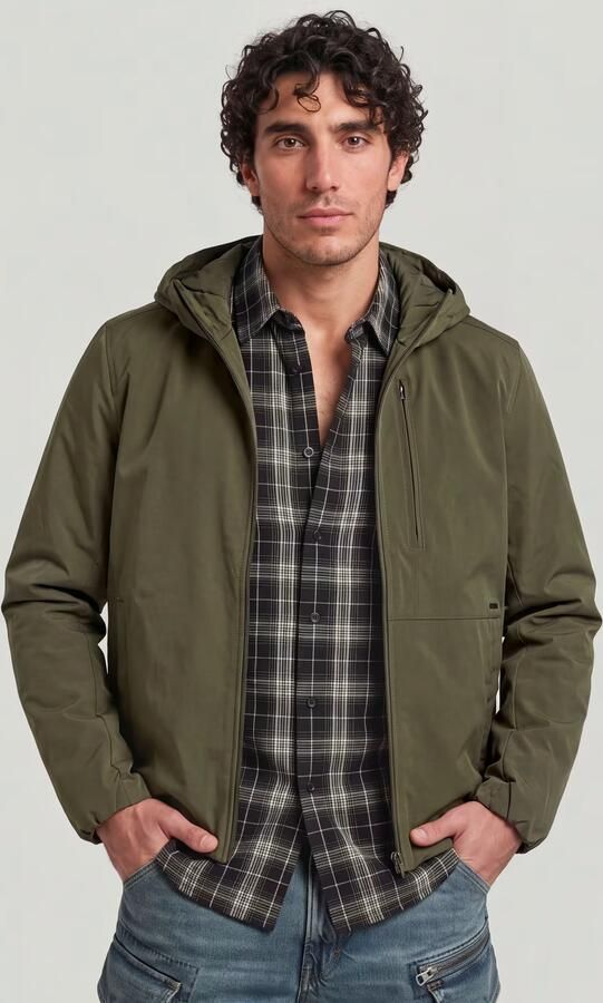 G-Star RAW Clean Foundation Hooded Jack Bruin Heren