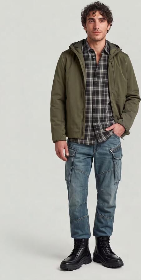 G-Star RAW Clean Foundation Hooded Jack Bruin Heren - Foto 6