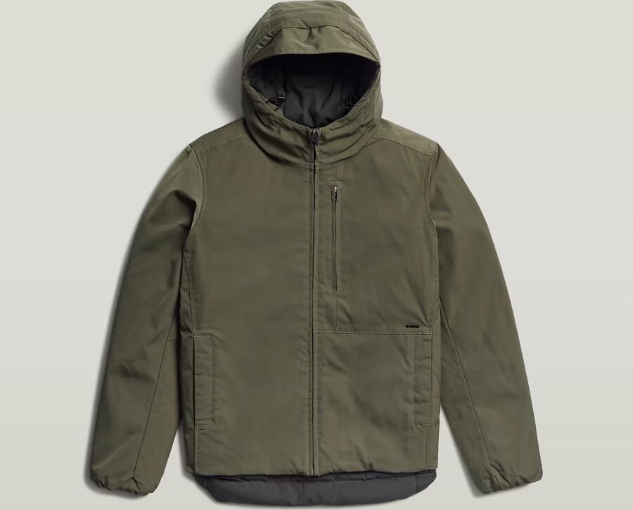 G-Star RAW Clean Foundation Hooded Jack Bruin Heren - Foto 3