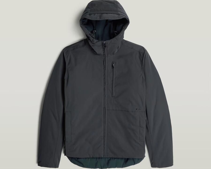 G-Star RAW Clean Foundation Hooded Jack Midden blauw Heren