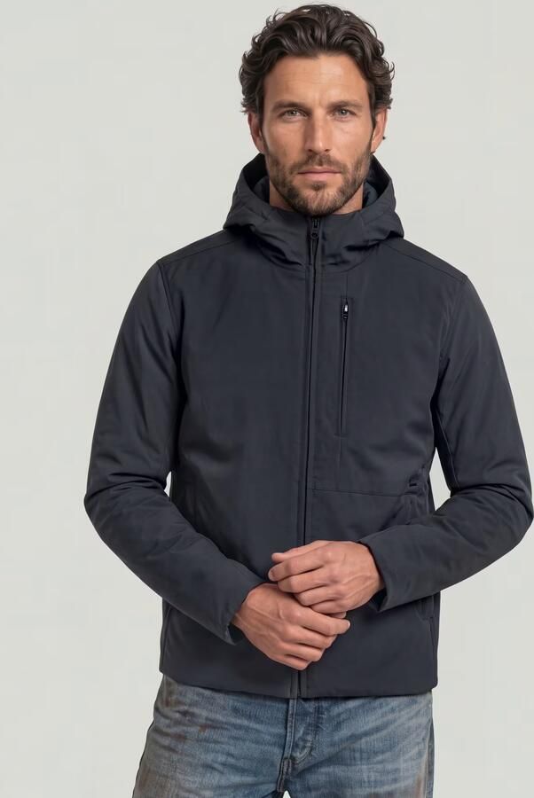 G-Star RAW Clean Foundation Hooded Jack Midden blauw Heren - Foto 8