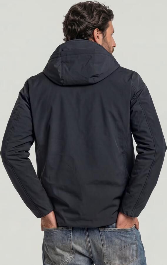 G-Star RAW Clean Foundation Hooded Jack Midden blauw Heren - Foto 9