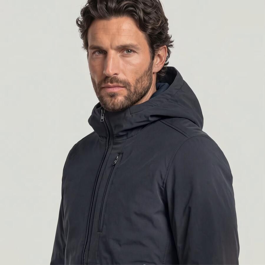 G-Star RAW Clean Foundation Hooded Jack Midden blauw Heren - Foto 6