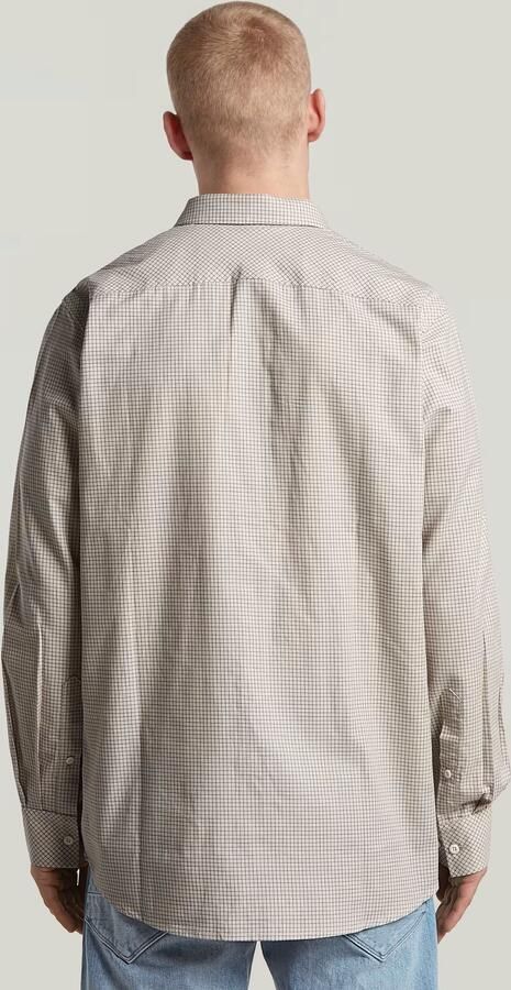 G-Star RAW Clean Regular Branded Overhemd Beige Heren - Foto 7