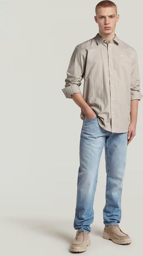 G-Star RAW Clean Regular Branded Overhemd Beige Heren - Foto 6