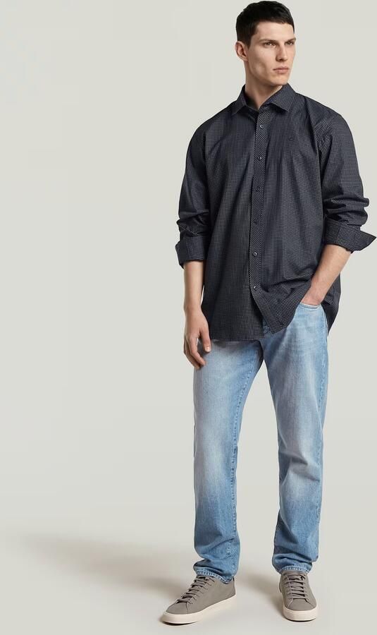 G-Star RAW Clean Regular Branded Overhemd Donkerblauw Heren - Foto 6