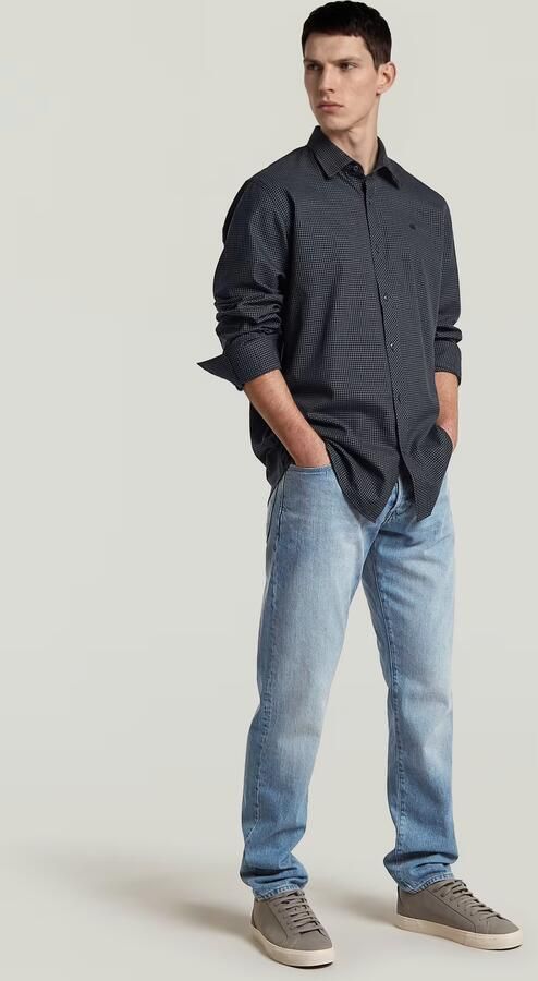 G-Star RAW Clean Regular Branded Overhemd Donkerblauw Heren - Foto 7