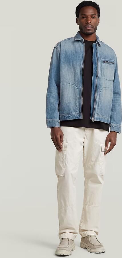 G-Star RAW Clean Regular Cargobroek Beige Heren - Foto 6