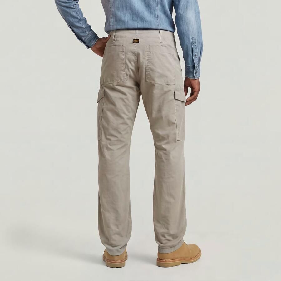 G-Star Raw Straight fit Cargobroek met achterzakken - Foto 5