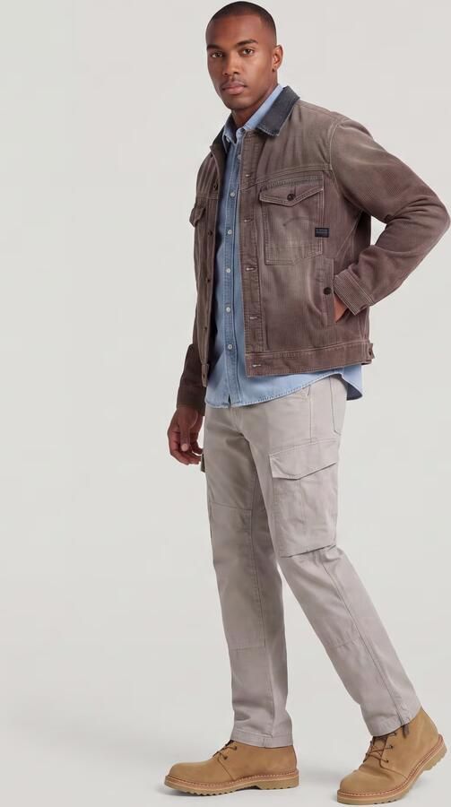 G-Star Raw Straight fit Cargobroek met achterzakken - Foto 11