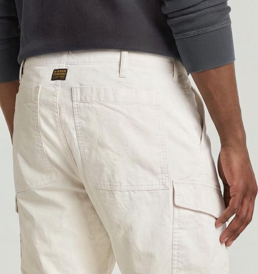 G-Star RAW Clean Regular Cargobroek Beige Heren - Foto 6
