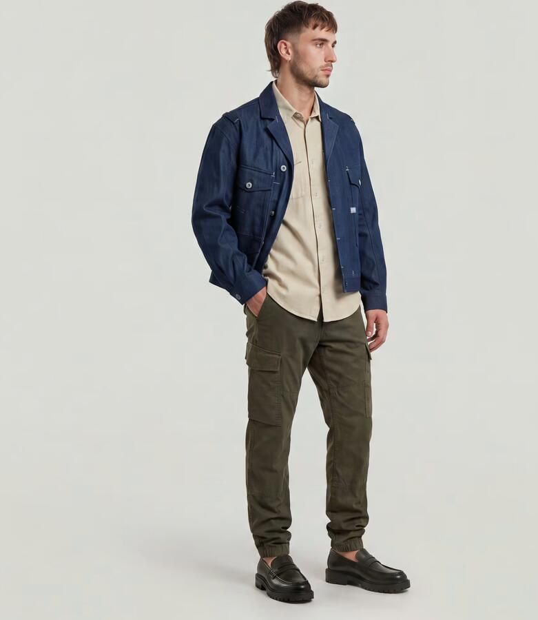 G-Star Raw Straight fit Cargobroek met achterzakken - Foto 5