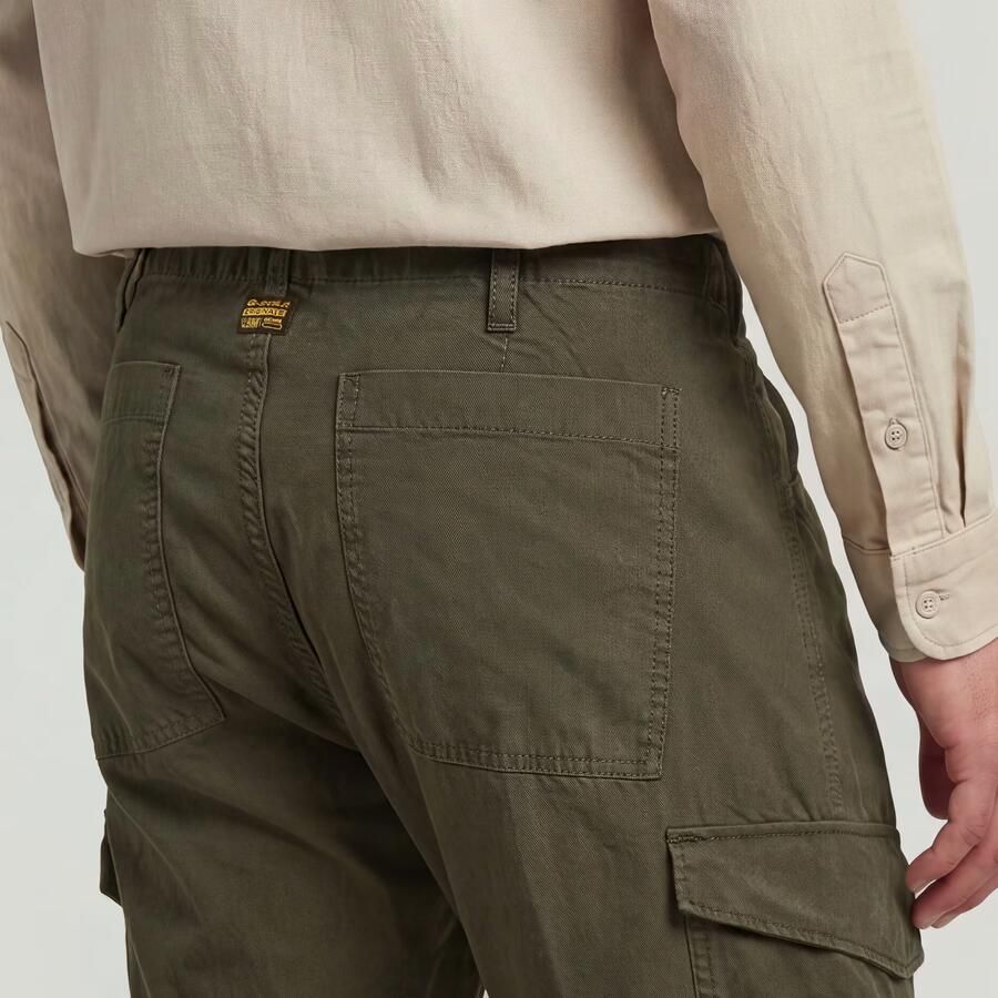G-Star Raw Straight fit Cargobroek met achterzakken - Foto 3