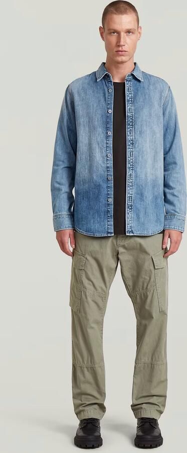 G-Star RAW Clean Regular Cargobroek Groen Heren - Foto 7